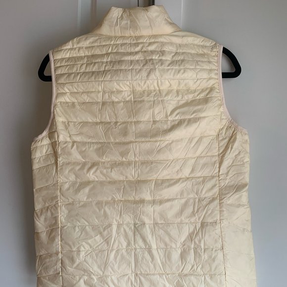 Ultralight Cream Puffer Vest - Picture 3 of 3